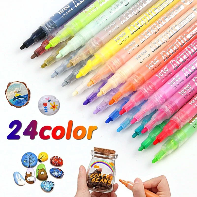 Pen Paent Acrylig Parhaol Seiliedig ar Ddŵr wedi'i Addasu